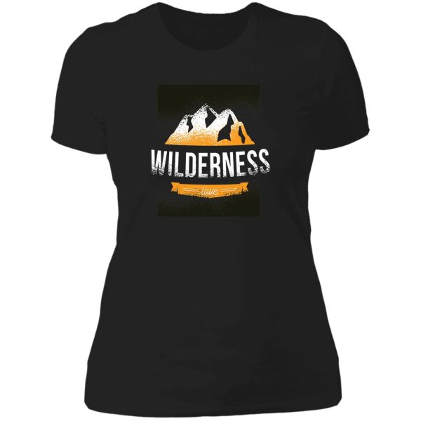 wilderness love lady t-shirt