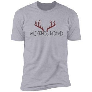 wilderness nomad with antlers shirt