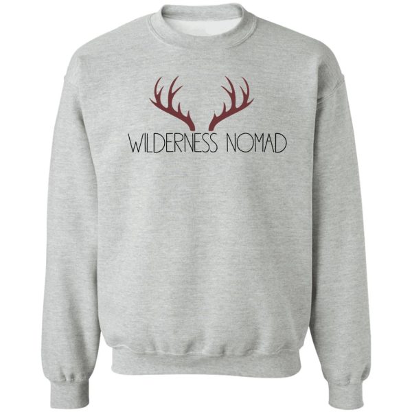 wilderness nomad with antlers sweatshirt
