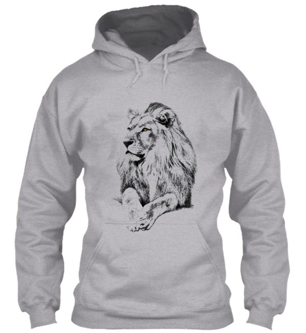 wildlife lion hoodie