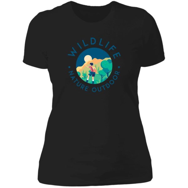 wildlife nature outdoor lady t-shirt