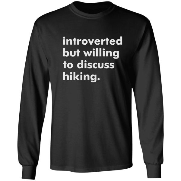 willing to discuss hiking long sleeve