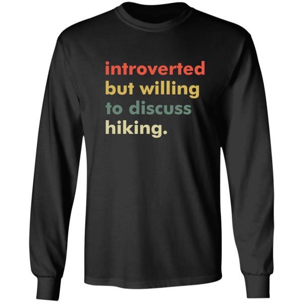 willing to discuss hiking-retro long sleeve