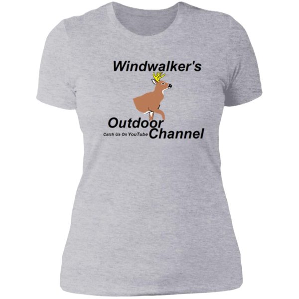 windwalkers outdoor channel logo lady t-shirt