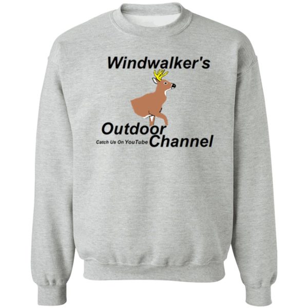 windwalkers outdoor channel logo sweatshirt