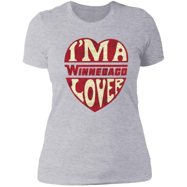 winnebago lover - vintage camper series lady t-shirt