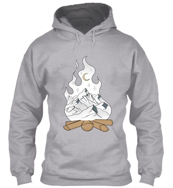 winter campfire hoodie
