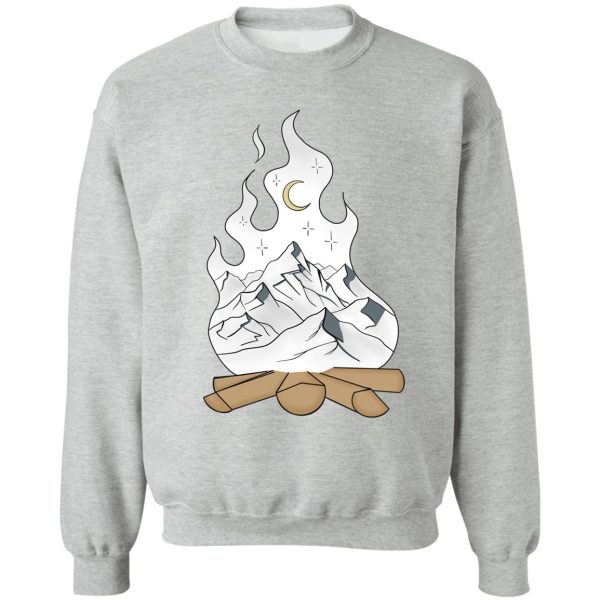 winter campfire sweatshirt