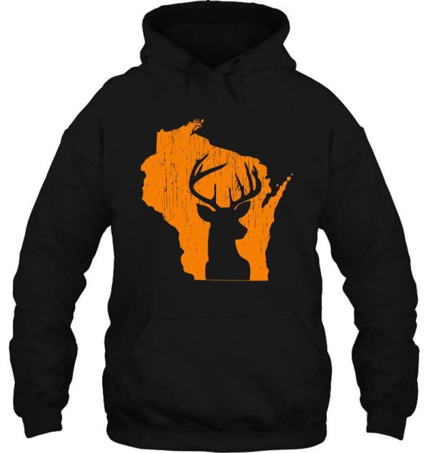 wisconsin deer hunting hoodie