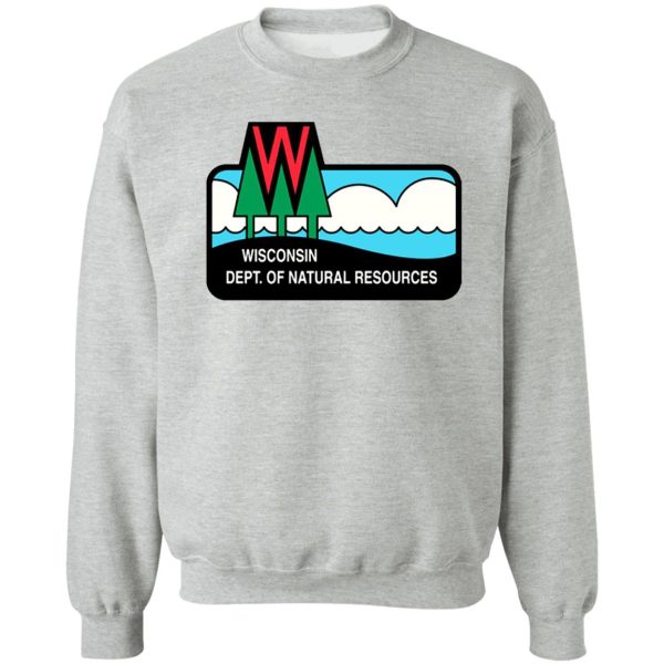 wisconsin state parks forests - portrait sweatshirt