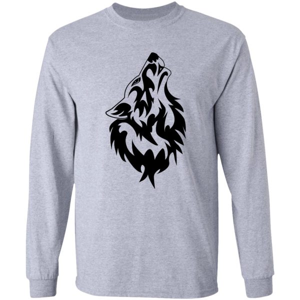 wolf head long sleeve