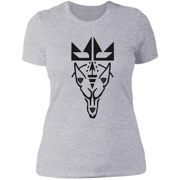 wolf king lady t-shirt