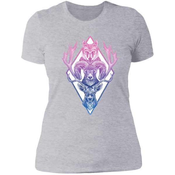 wolfram hart (color) lady t-shirt