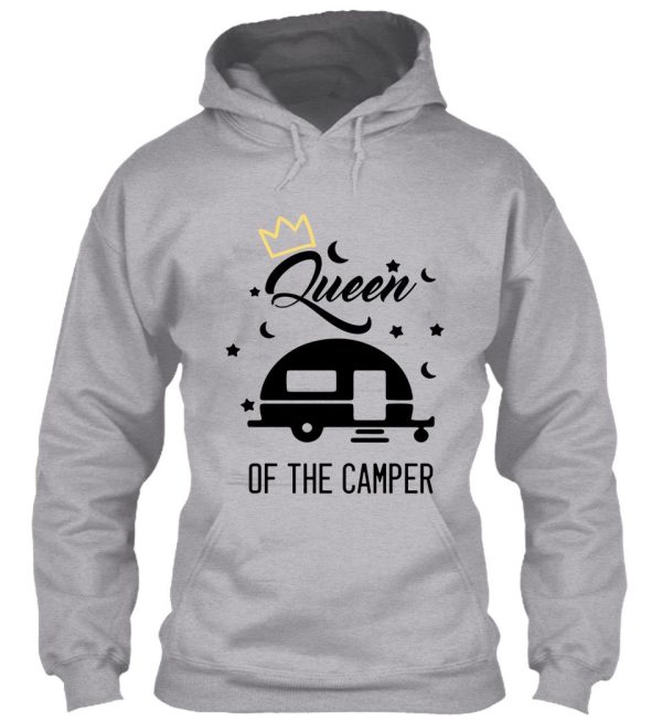 woman gift for queen of the camper hoodie