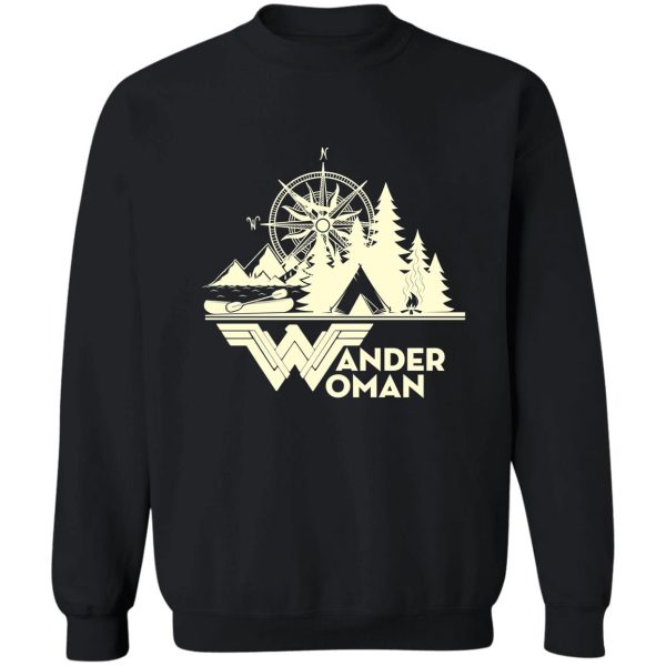 womens wander woman gift for queen of the camper tshirt sweatshirt