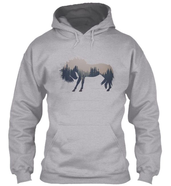 woodland horse hoodie