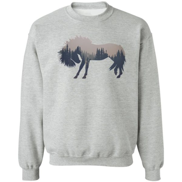 woodland horse sweatshirt