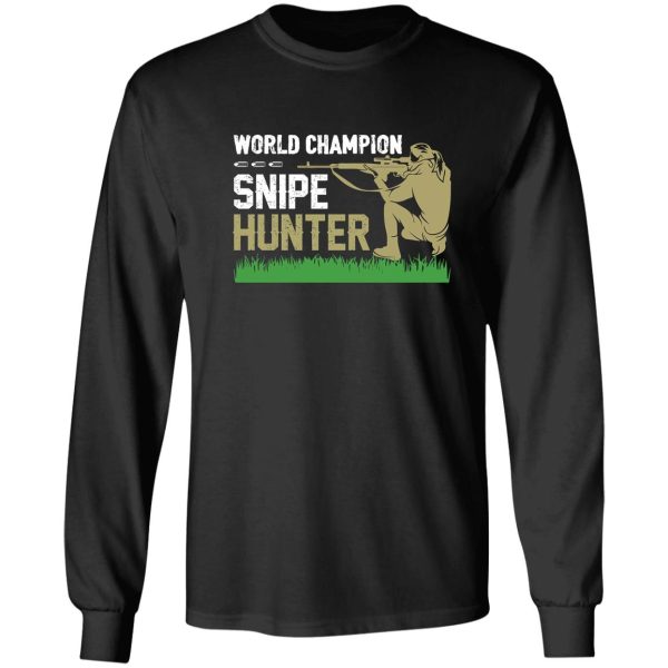 world champion snipe hunter long sleeve