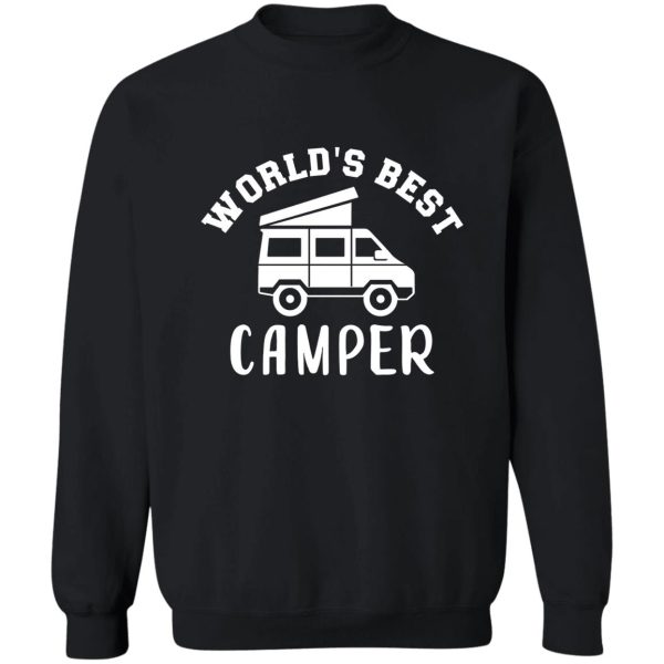 worlds best camper sweatshirt