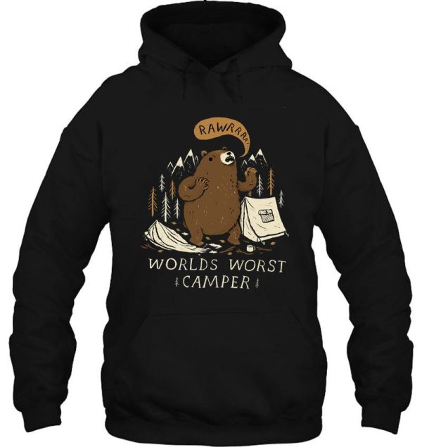 worlds worst camper hoodie