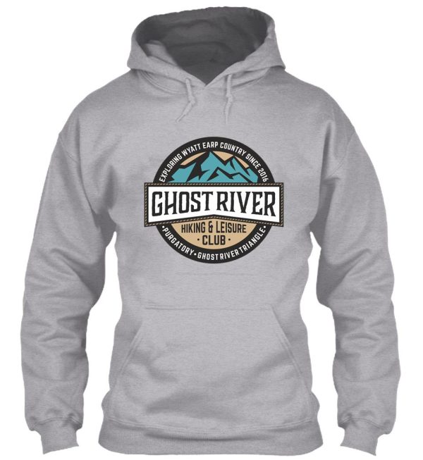 wynonna earp ghost river triangle hiking & leisure club purgatory hoodie
