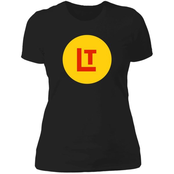 yellow loyalsock trail marker lady t-shirt