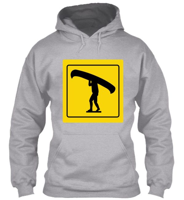 yellow portage sign hoodie
