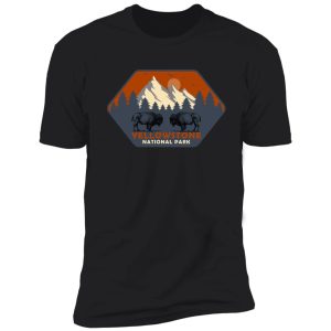 yellowstone national park t shirt us bison buffalo vintage shirt
