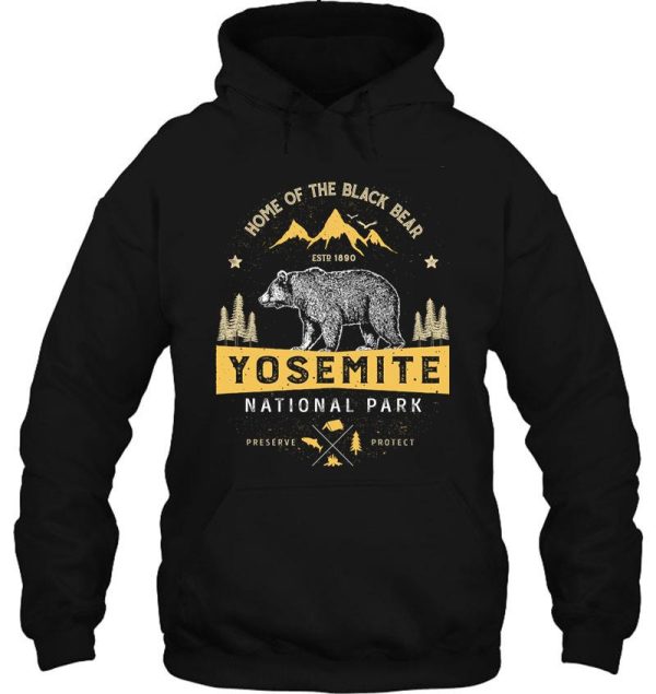 yosemite national park california t shirt - vintage bear hoodie
