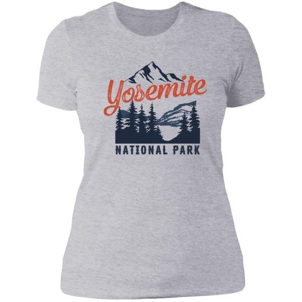 yosemite national park est 1890 gift lady t-shirt