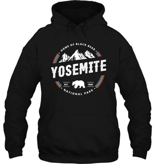 yosemite national park vintage gift hoodie