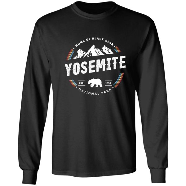yosemite national park vintage gift long sleeve