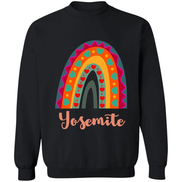 yosemite rainbow wilderness sweatshirt