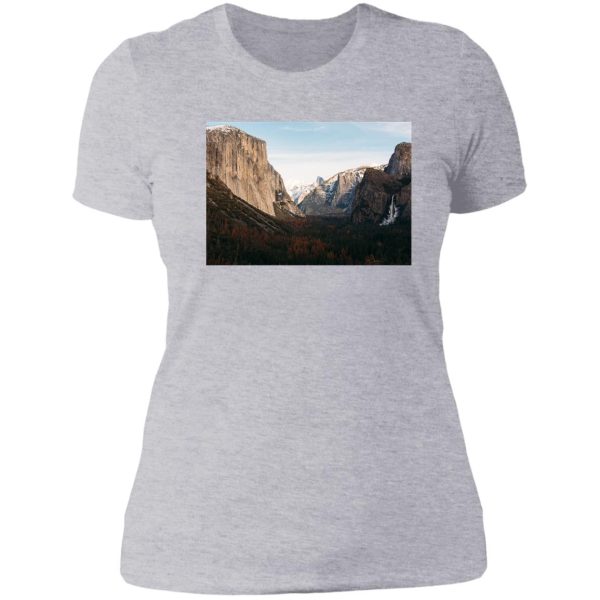 yosemite valley lady t-shirt
