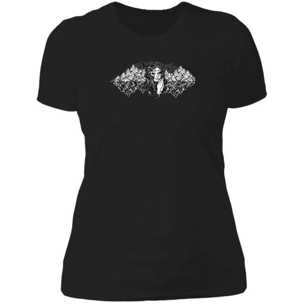 young wilderness traveler lady t-shirt