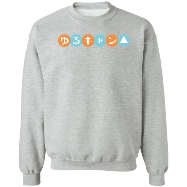 yuru camp logo sweatshirt