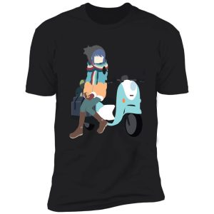 yuru camp△ - shima rin and scooter shirt