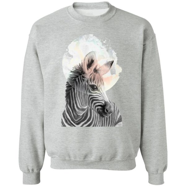 zebra dreaming sweatshirt