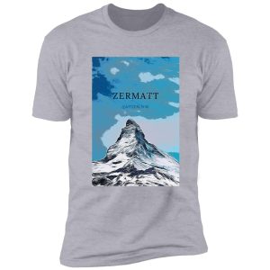 zermatt, the swiss mountain shirt