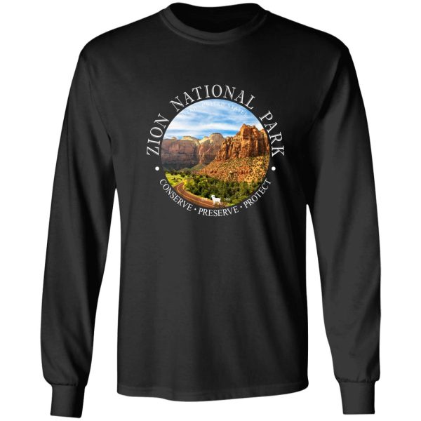 zion national park conservation shirt utah nature preserve long sleeve