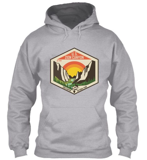 zion national park - zion canyon hoodie