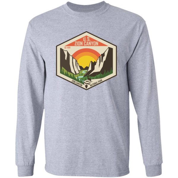 zion national park - zion canyon long sleeve