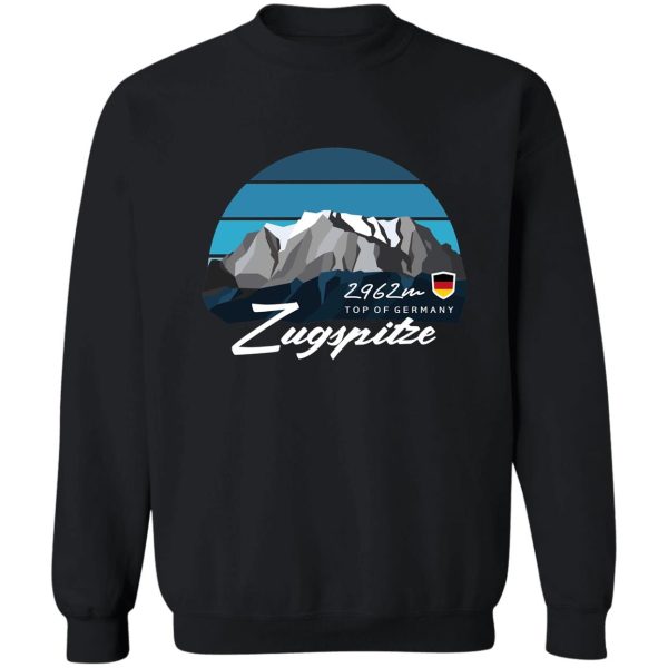zugspitze 2962 garmisch partenkirchen bavaria germany mountain sweatshirt